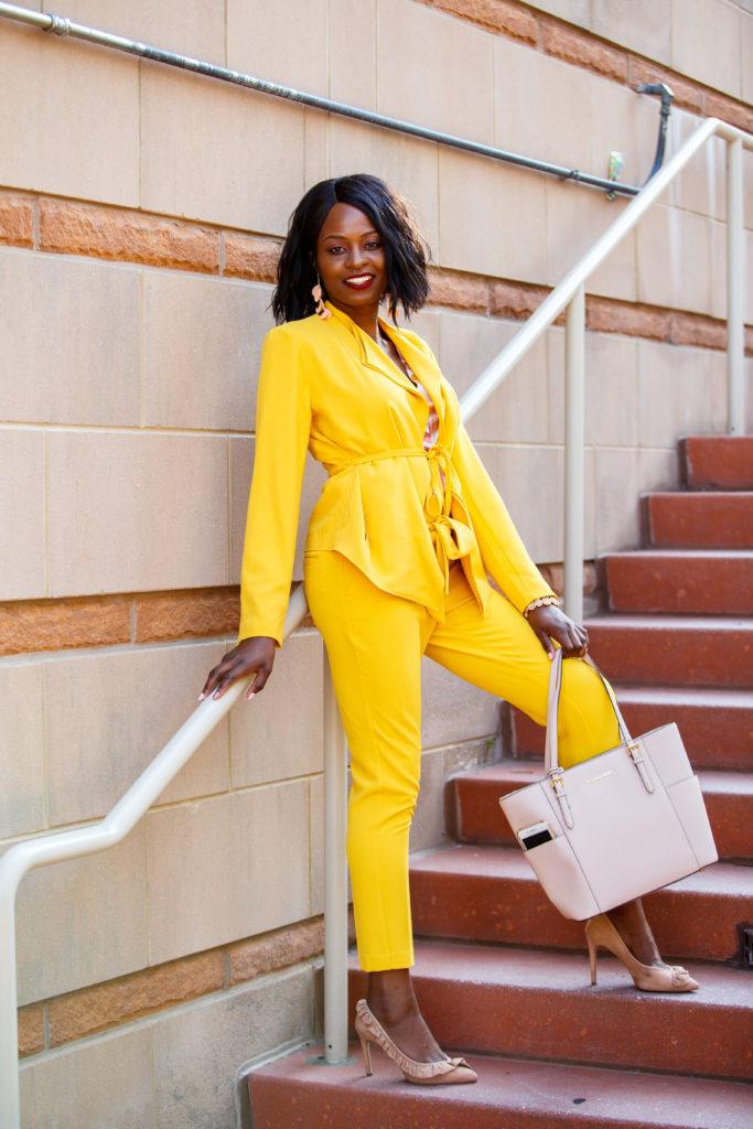 Yellow Suit-Style featuring Pastel Pink & Why It’s Important To Me To ...